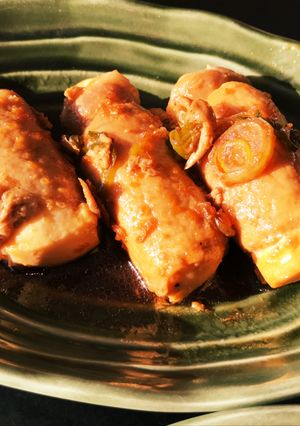 昨日の!冷ややっこで、肉巻き-レシピのメイン写真