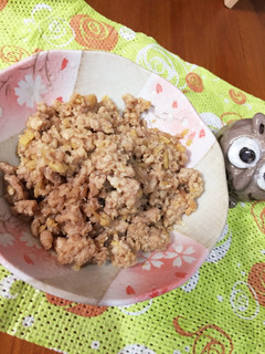 生姜が香る鶏そぼろ-レシピのメイン写真