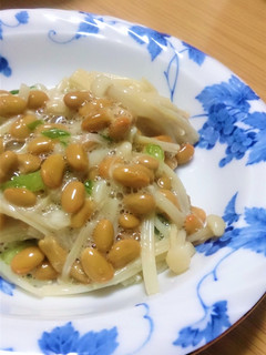 簡単☆納豆と榎の大人和え-レシピのメイン写真