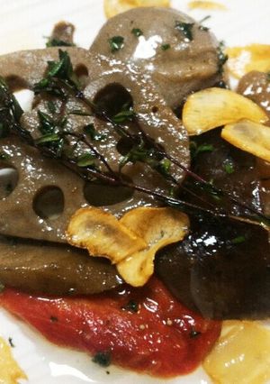 煮しめのアーリオオーリオ風☆お節の残り物-レシピのメイン写真
