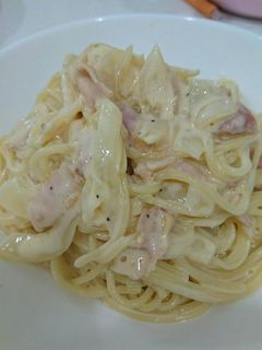 子供大好き☆カルボクリームパスタ-レシピのメイン写真
