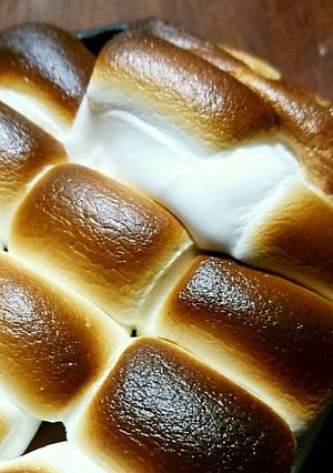 とろとろ幸せ~♡スキレットで餅入りスモア-レシピのメイン写真