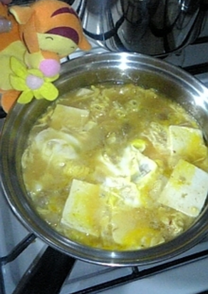 レトルト使って簡単！早い！豆腐の卵とじ-レシピのメイン写真