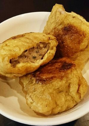 かぶり付け！油揚げでジューシー餃子-レシピのメイン写真