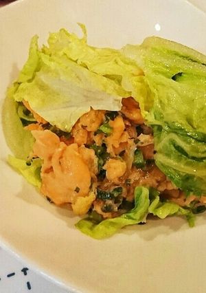 白菜と自家製魚ミンチのミルフィーユ蒸し-レシピのメイン写真
