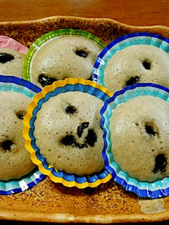 簡単!黒豆蒸しパン-レシピのメイン写真