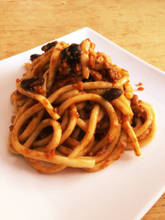 余った煮豆リメイク!キーマカレーうどん-レシピのメイン写真