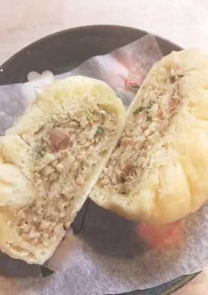 イースト無しの★鶏挽き肉まん★旨いです♪-レシピのメイン写真