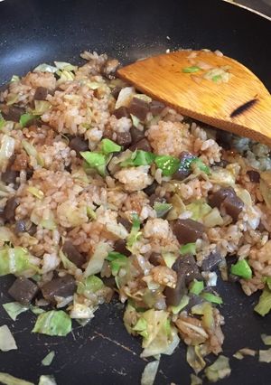 肉なし焼きめし お好み焼き屋さん風-レシピのメイン写真