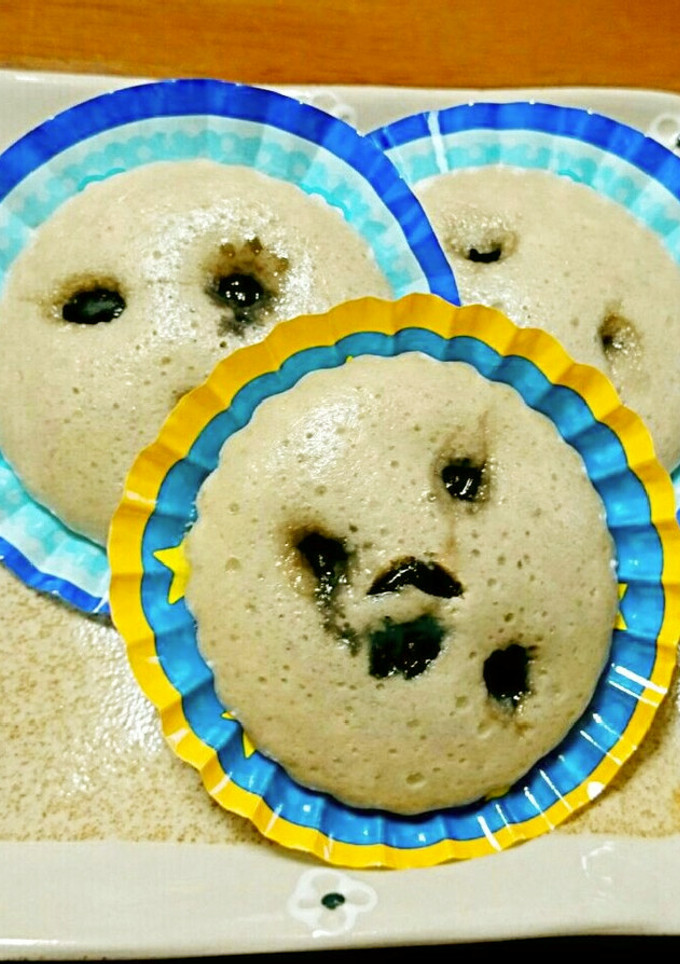 簡単！甘酒黒豆蒸しパン-レシピのメイン写真
