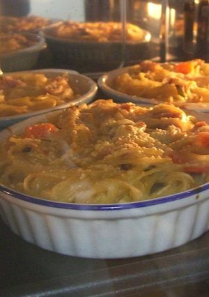 簡単クラムチャウダー 焼きパスタ-レシピのメイン写真