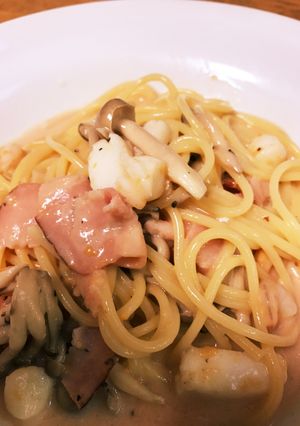 超簡単！ズボラなトマトクリームパスタ-レシピのメイン写真