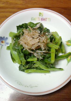簡単☆蕪の葉の炒め物(大根葉でも)-レシピのメイン写真