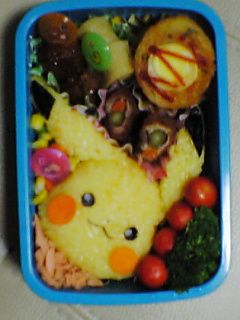 キャラ弁ポケモン ピカチュウのお弁当-レシピのメイン写真