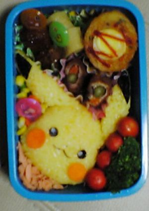 キャラ弁ポケモン　ピカチュウのお弁当-レシピのメイン写真