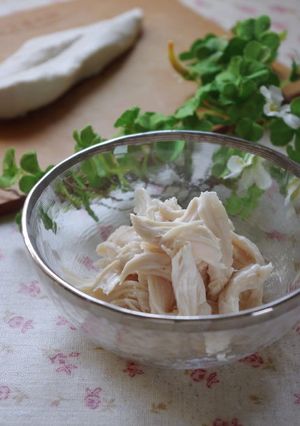 ふんわり柔らかい❤鶏ささみの茹で方-レシピのメイン写真