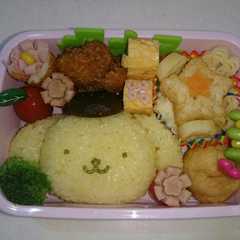 รูปของ キャラ弁 ポムポムプリン