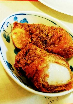お餅の肉巻きフライ-レシピのメイン写真