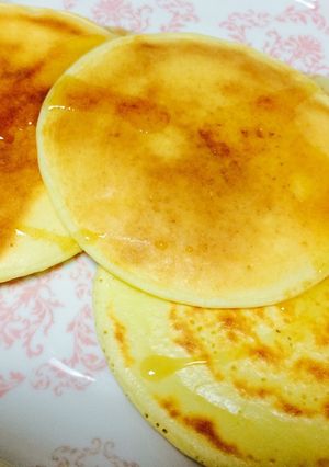 BP少なめ☆米粉のふわふわパンケーキ-レシピのメイン写真