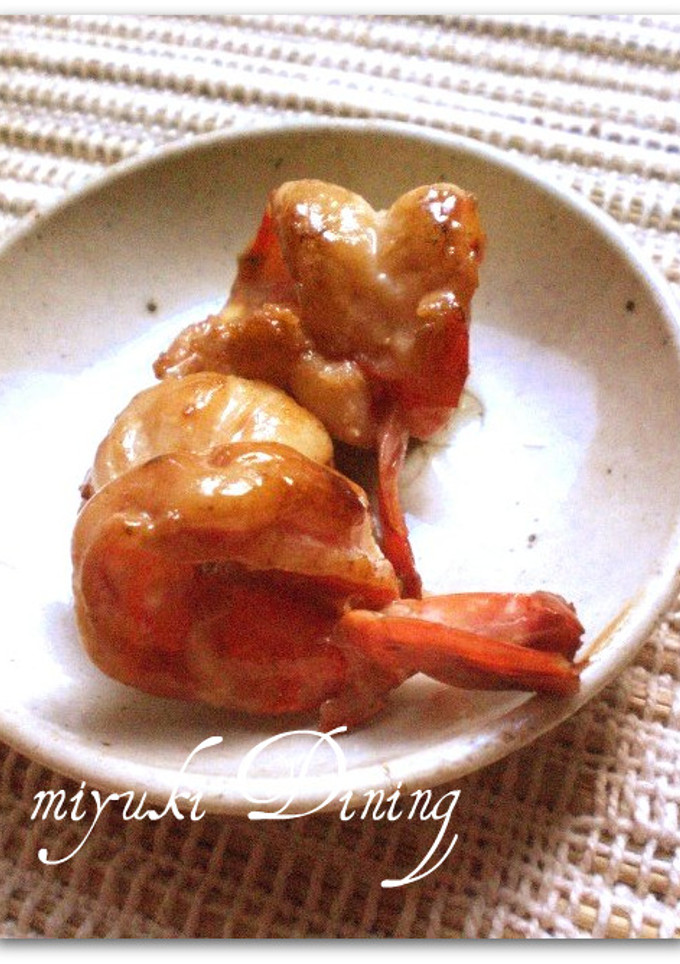 お弁当にいかが？エビのﾏﾖ醤油炒め-レシピのメイン写真