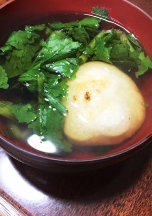 あっという間にお澄まし雑煮-レシピのメイン写真