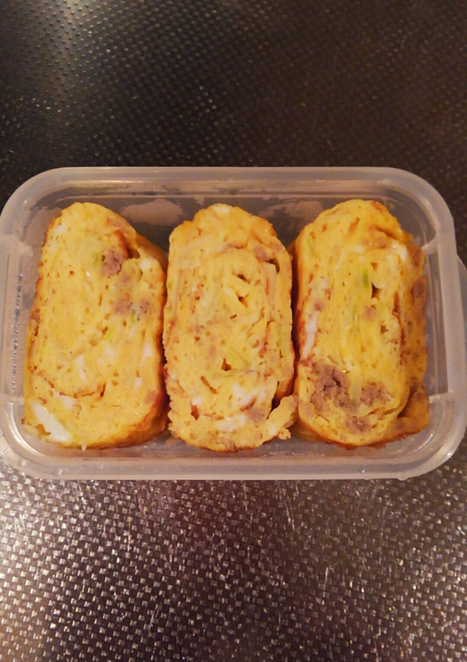 そぼろとねぎのたまごやき-レシピのメイン写真