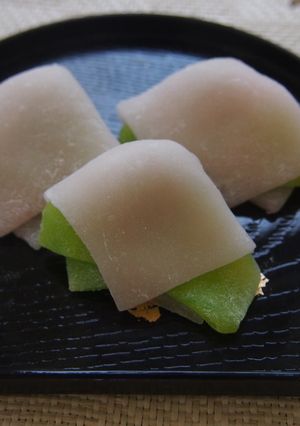 春のういろう菓子「梅重ね」-レシピのメイン写真