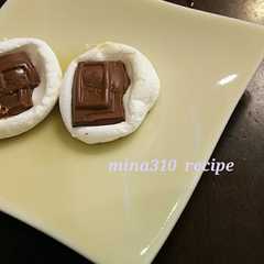 รูปของ 材料２つ♪簡単！ふわふわマシュチョコ