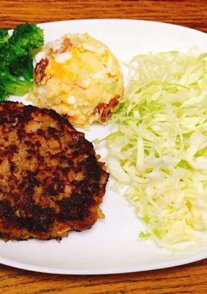レンコン入りハンバーグ-レシピのメイン写真