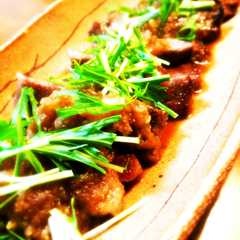 รูปของ 【15分】牛肉ソテー＊山葵オニオンソース