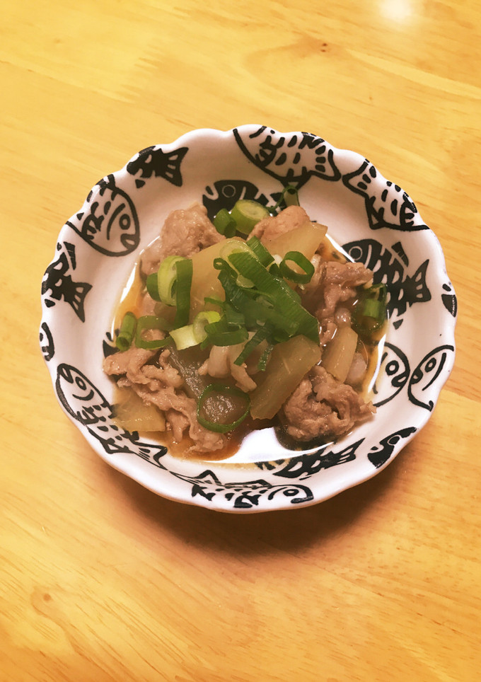 しょうがが効いてる！豚こまと大根の甘辛煮-レシピのメイン写真