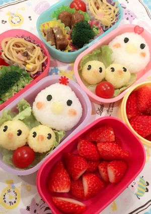 簡単酉年弁当♡-レシピのメイン写真
