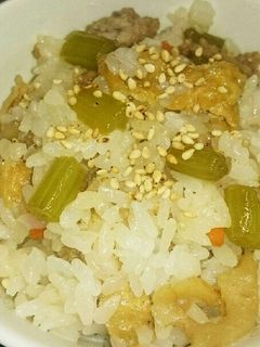 ふきの混ぜご飯-レシピのメイン写真