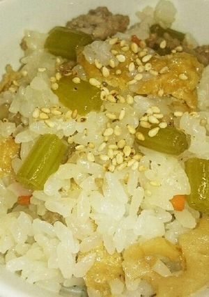 ふきの混ぜご飯-レシピのメイン写真