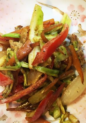 6分で出来るあり物マヨ醤油野菜-レシピのメイン写真