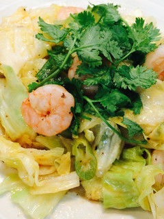 海老とキャベツのスパイス炒め-レシピのメイン写真