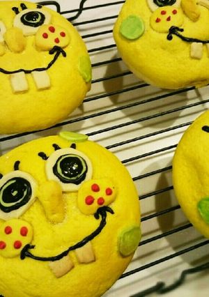 メロンパン♪スポンジボブ♪-レシピのメイン写真