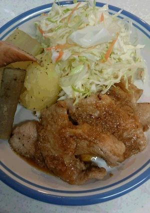 豚トロ炒め シャリアピンソースかけ-レシピのメイン写真