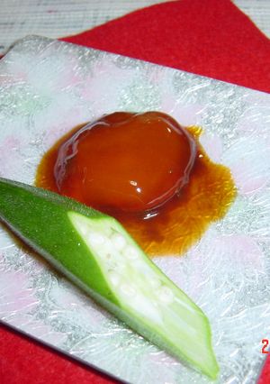 温泉卵を君（黄身）だけに～うま味醤油漬～-レシピのメイン写真