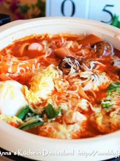 白菜が美味しいチーズ味噌トマト鍋♡-レシピのメイン写真