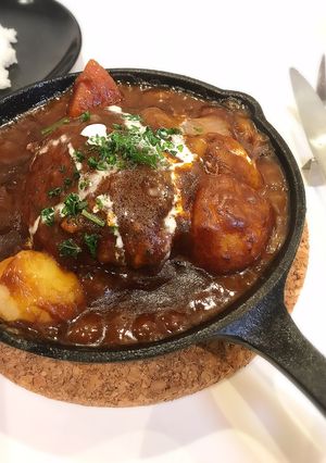 アツアツ♪♪簡単シチューハンバーグ-レシピのメイン写真