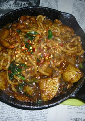 イシスキで具沢山のチキン･カレーうどん-レシピのメイン写真