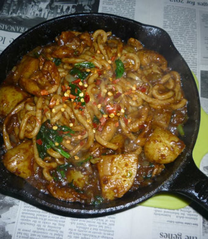 イシスキで具沢山のチキン･カレーうどん-レシピのメイン写真
