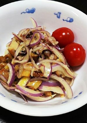 チーズと玉ねぎのサラダ-レシピのメイン写真
