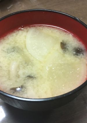 大根とキノコのお味噌汁-レシピのメイン写真