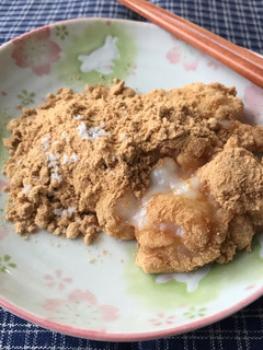 レンジで♪きな粉たっぷり♡あべ川もち-レシピのメイン写真