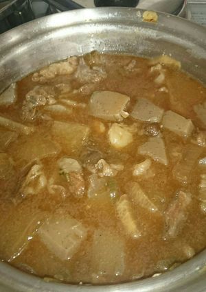 ☆圧力鍋使わず簡単すじ肉煮込み-レシピのメイン写真