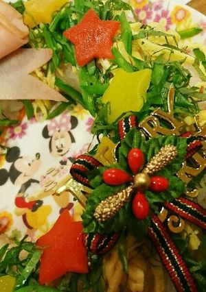 ちらし寿司 クリスマスリース-レシピのメイン写真