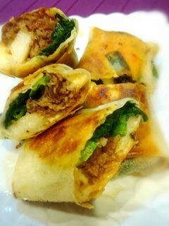 プルコギ風餅チーズ春巻き-レシピのメイン写真