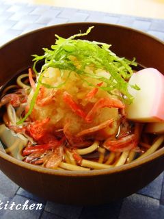 年越そばに♬お椀でちょこっと梅おろしそば-レシピのメイン写真